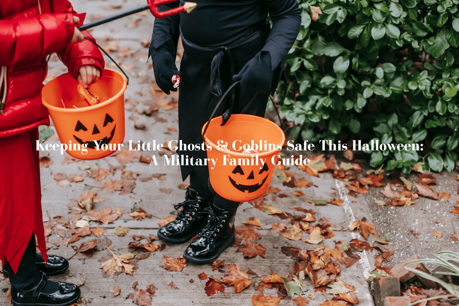 Safe Trick or Treating for Military Families