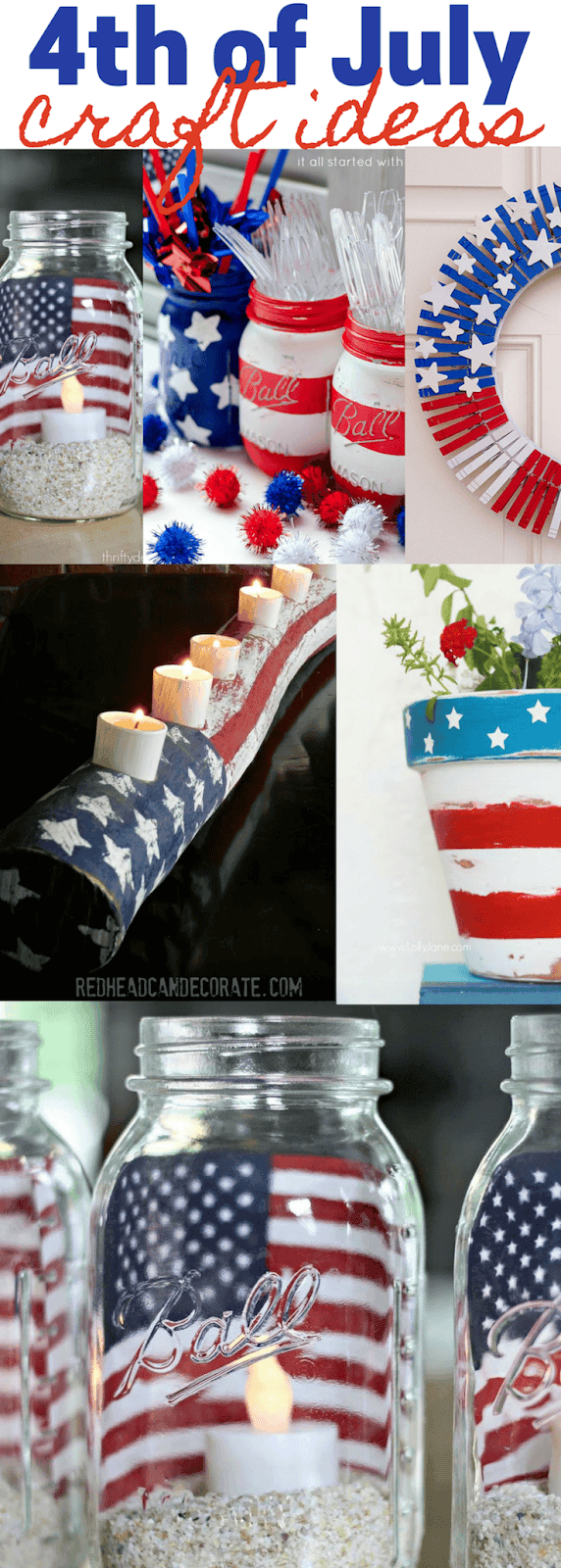 Farmhouse and Rustic 4th of July Crafts and Decorations Farmhouse and Rustic 4th of July Crafts and Decorations