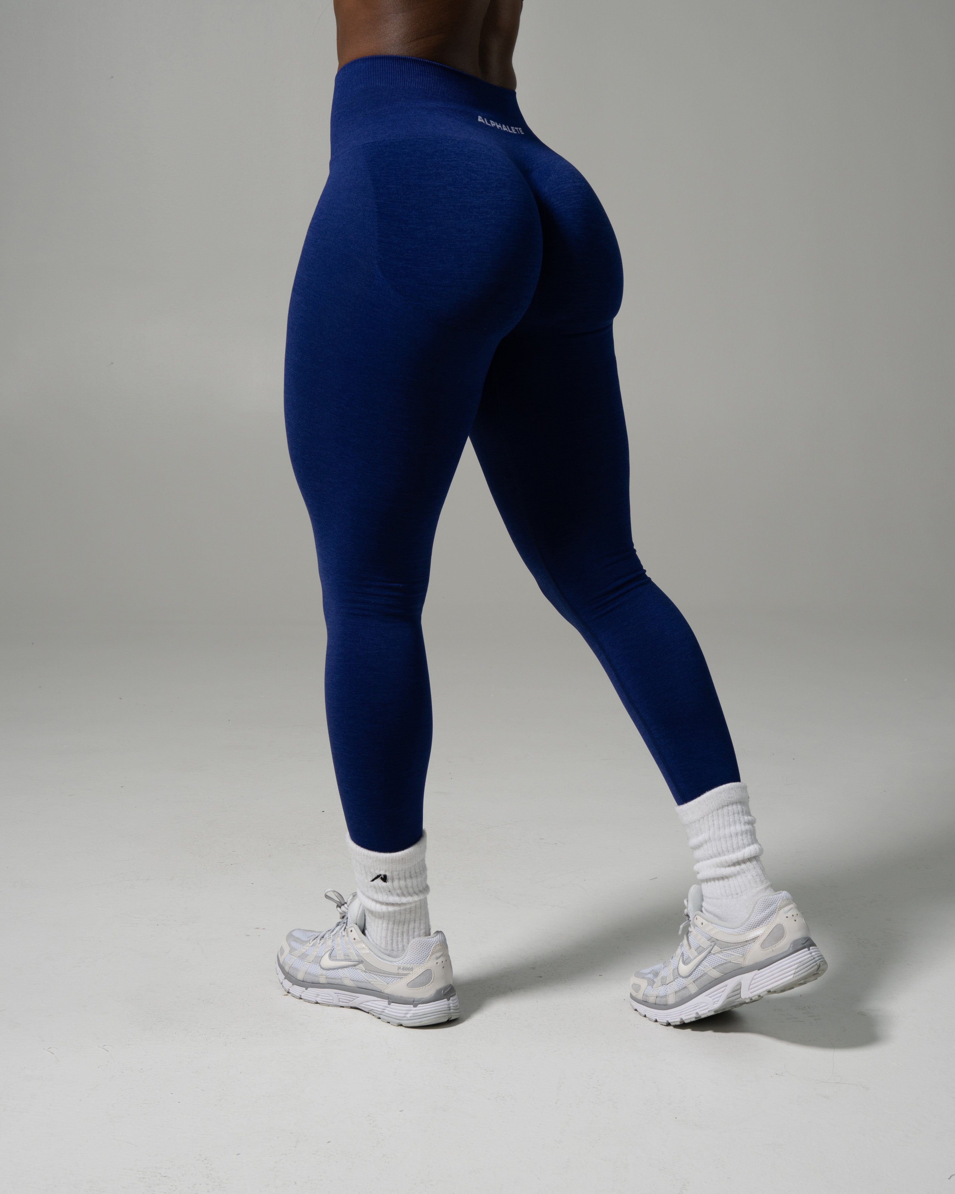 Pump Mid Rise Legging - Indigo - XXL