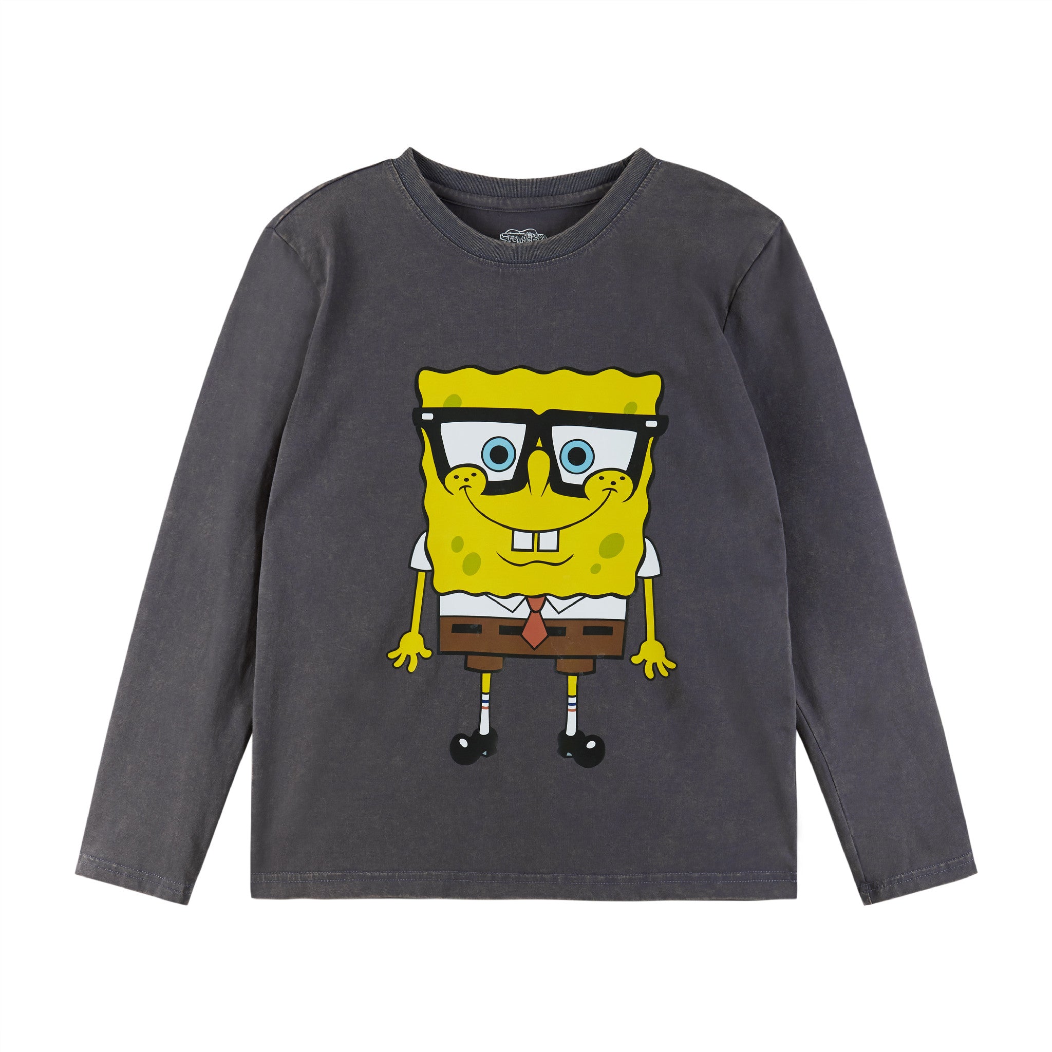 SpongeBob SquarePants™ x Andy & Evan® | Kids '99 Long Sleeve Tee - 10 / Grey