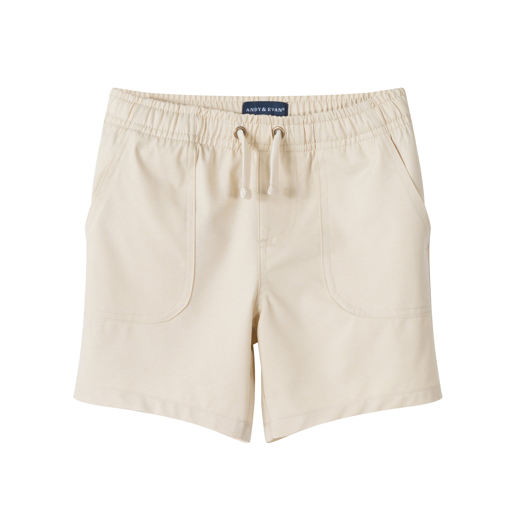 Boys Beige Textured Linen Shorts | Beige - 3T / Beige
