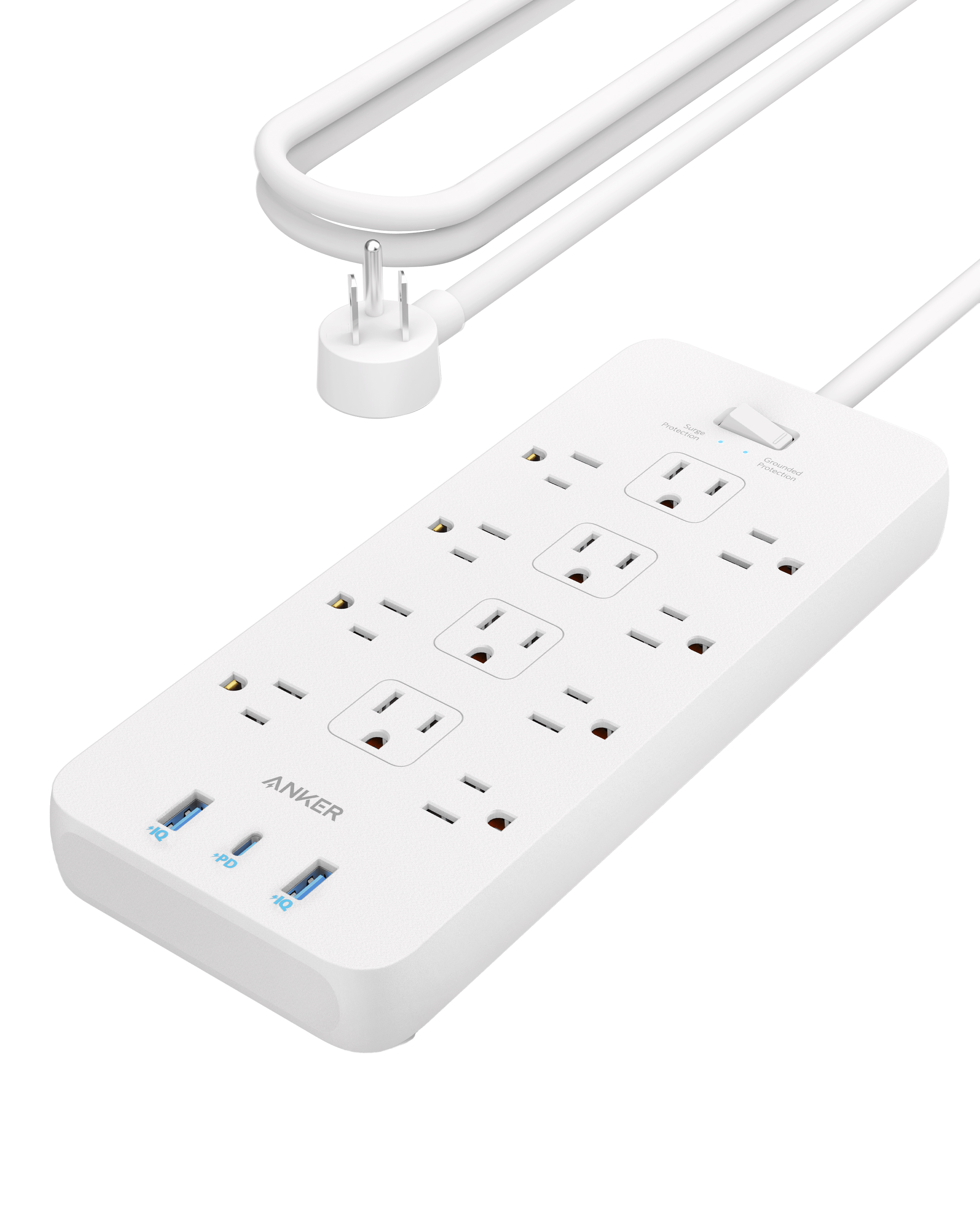 Anker 351 Power Strip White