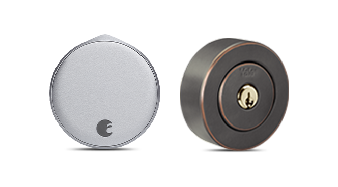 August Wi-Fi Smart Lock + Deadbolt in Oil Rubbed Bronze