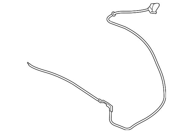 2009 - 2015 Jaguar Hood Release Cable C2Z29301