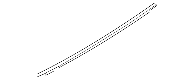 2021 - 2024 Audi Door Belt Molding 8W6-853-283-F-1L1