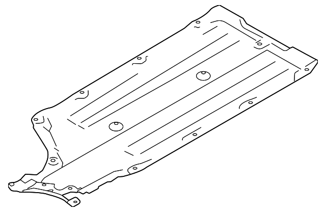 2022 - 2025 Toyota Floor Pan Splash Shield SU003-08338