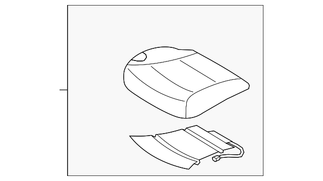 2012 - 2012 Hyundai Seat Cushion Foam 88100-3Q170-YR3