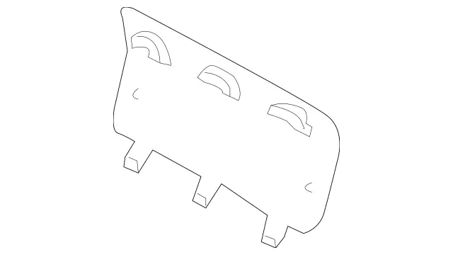 2002 - 2005 Mercedes-Benz Tow Hook Cover 163-880-17-05-9744