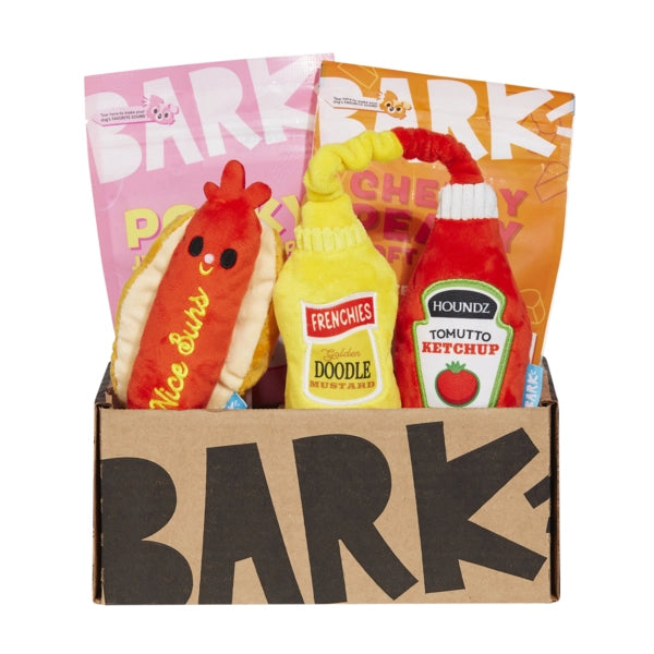 BARK 3 Month Subscription - BarkBox Combo / Medium Dog / Obsessed: 4 Toys - Toy Only