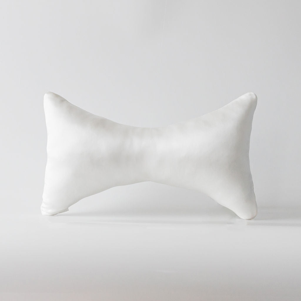 Boop Hugging Pillow + Silk Pillowcase Bundle - White