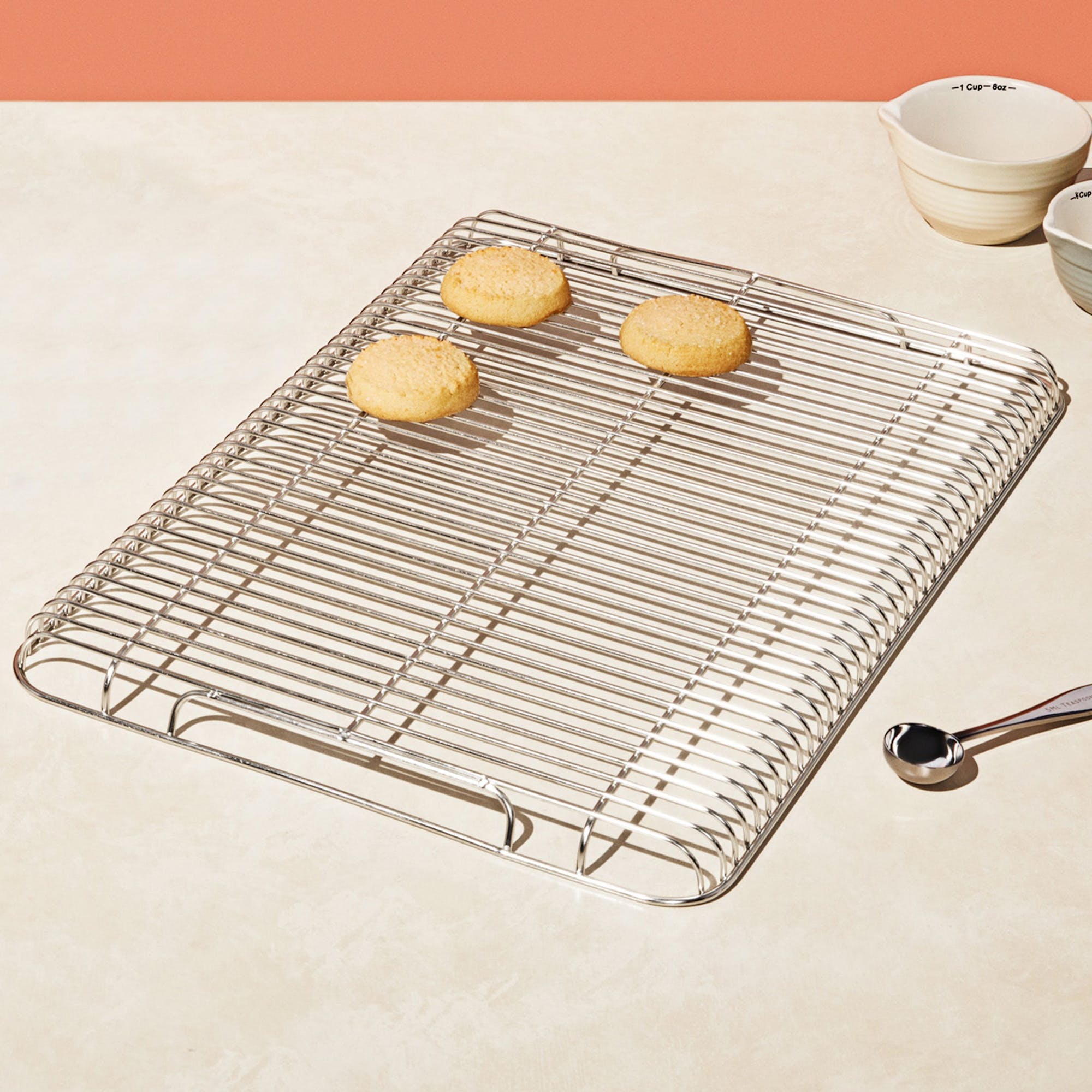 18x13" Stainless Steel Cooling Rack | Non-Toxic, Stainless Steel | Oven Safe | Caraway