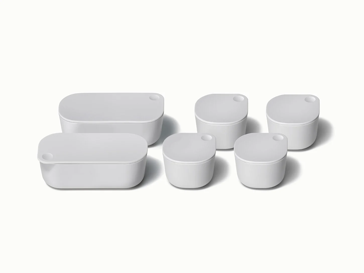 6 Piece Dot Containers Food Storage Set | BPA-Free, Non-Toxic Dishwasher Safe Food Storage Inserts | Caraway