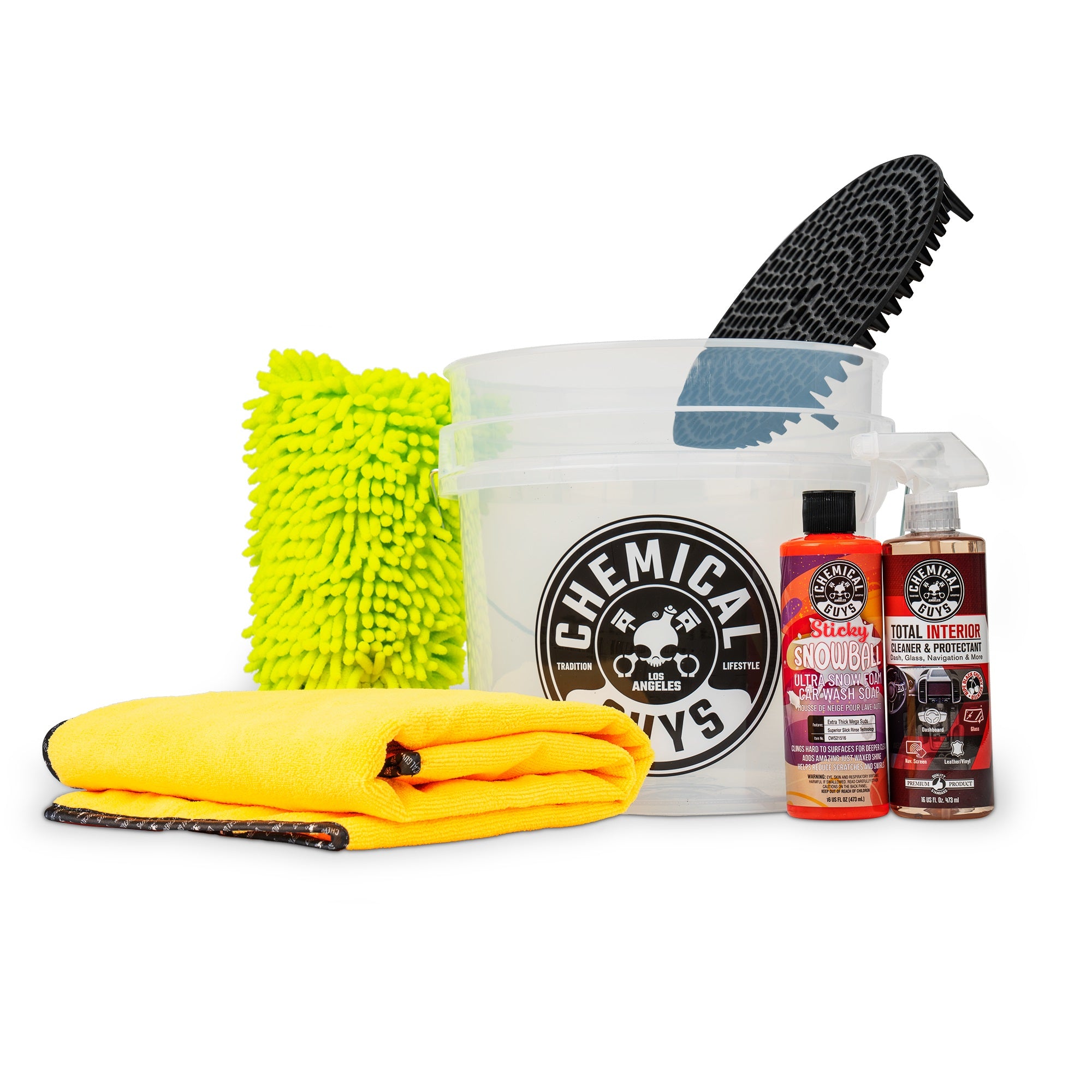 Sticky Snowball Scratch Free Car Wash & Detail Kit | Car Detailing | Car Scratch Remover | Vehicle Cleaning Kit | Chemical Guys