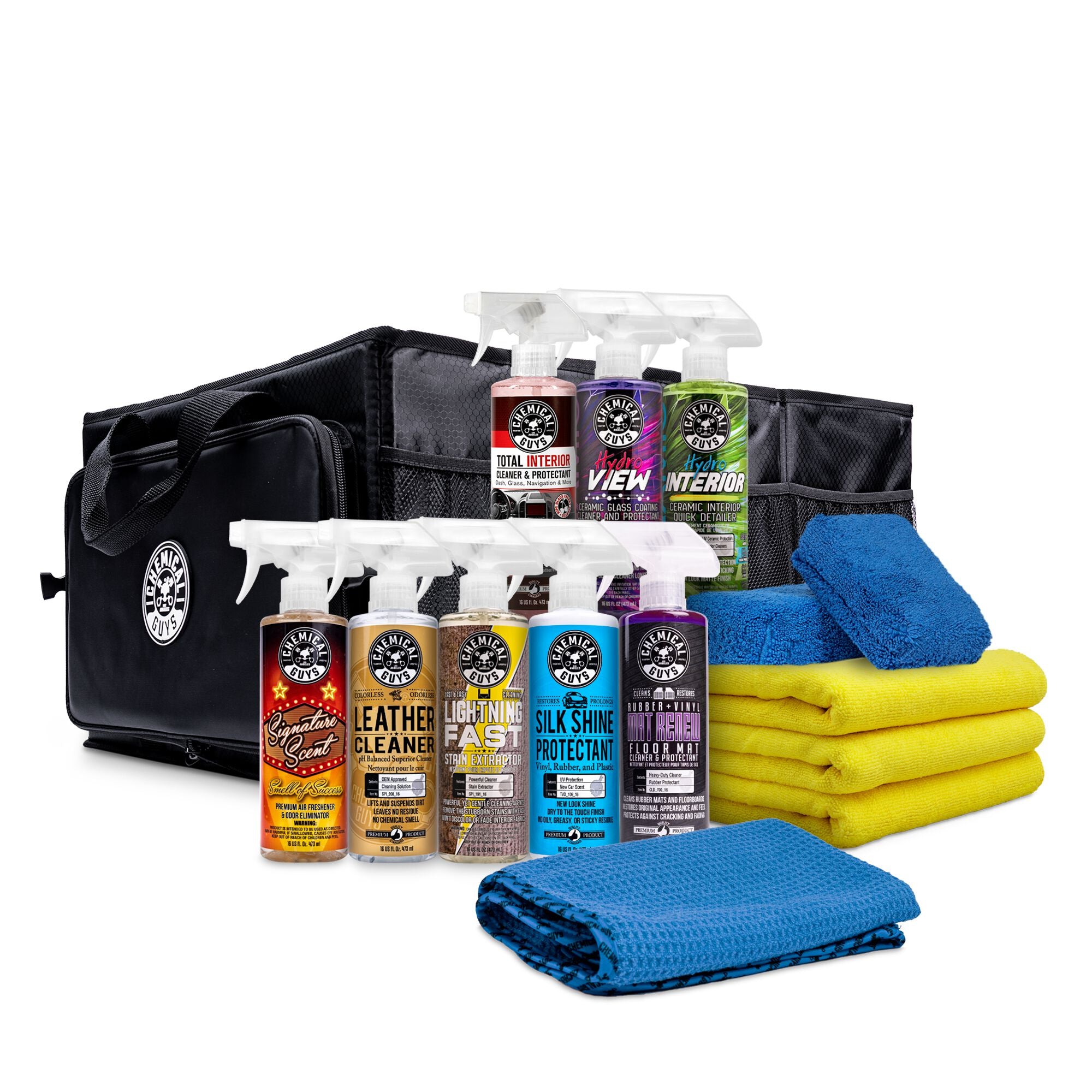 Everything Car Interior Ride Along Trunk Organizer Detailing Kit | Car Detailing | Vehicle Cleaning Kit | Chemical Guys