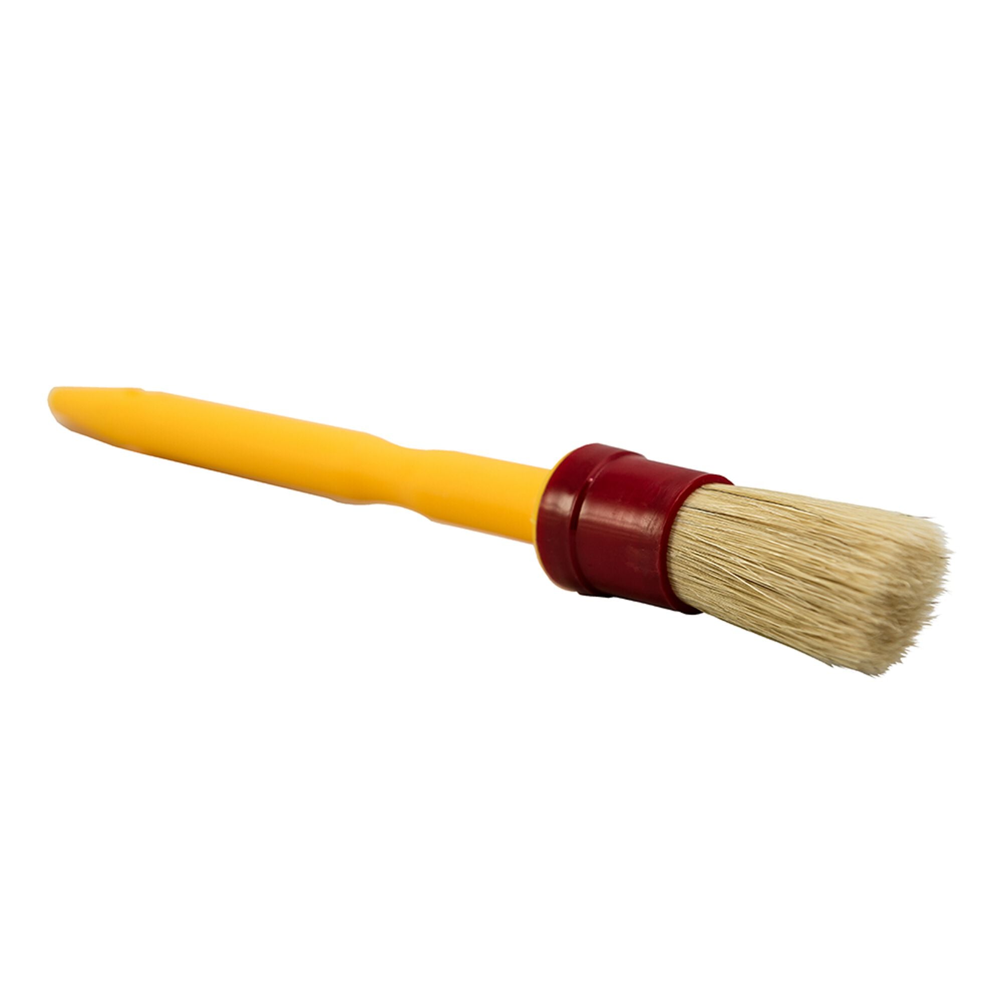 Boar's Hair Detailing Brush Soft, Yellow | Car Detailing | Chemical Guys