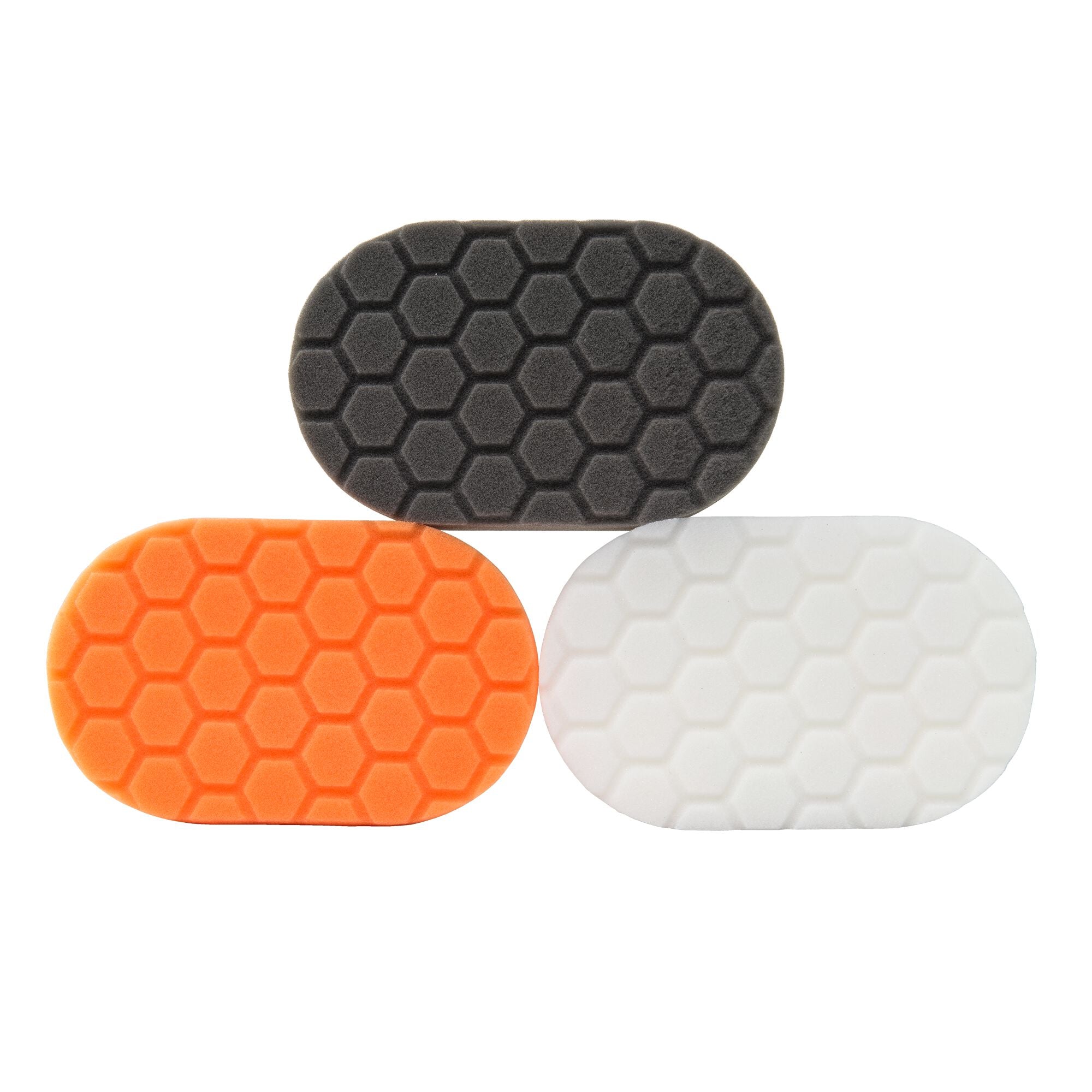 Hex-Logic Hand Car Polishing Applicator Pads Kit, 3 x 6 x 1 Inch - 3 Pack, 3 x 6 x 1 Inch | Vehicle Cleaning Kit | Chemical Guys