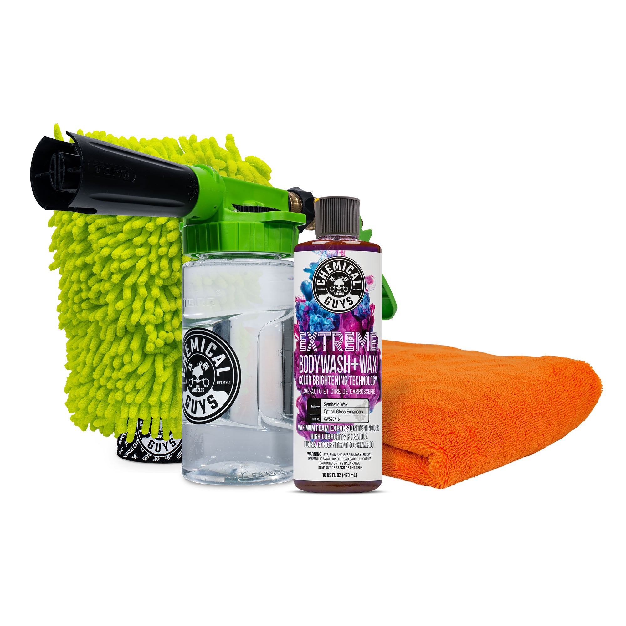 The Extremely Quick Wash & Drying Car Wash Kit | Remove Grime, Buildup | Car Detailing | Vehicle Cleaning Kit | Chemical Guys
