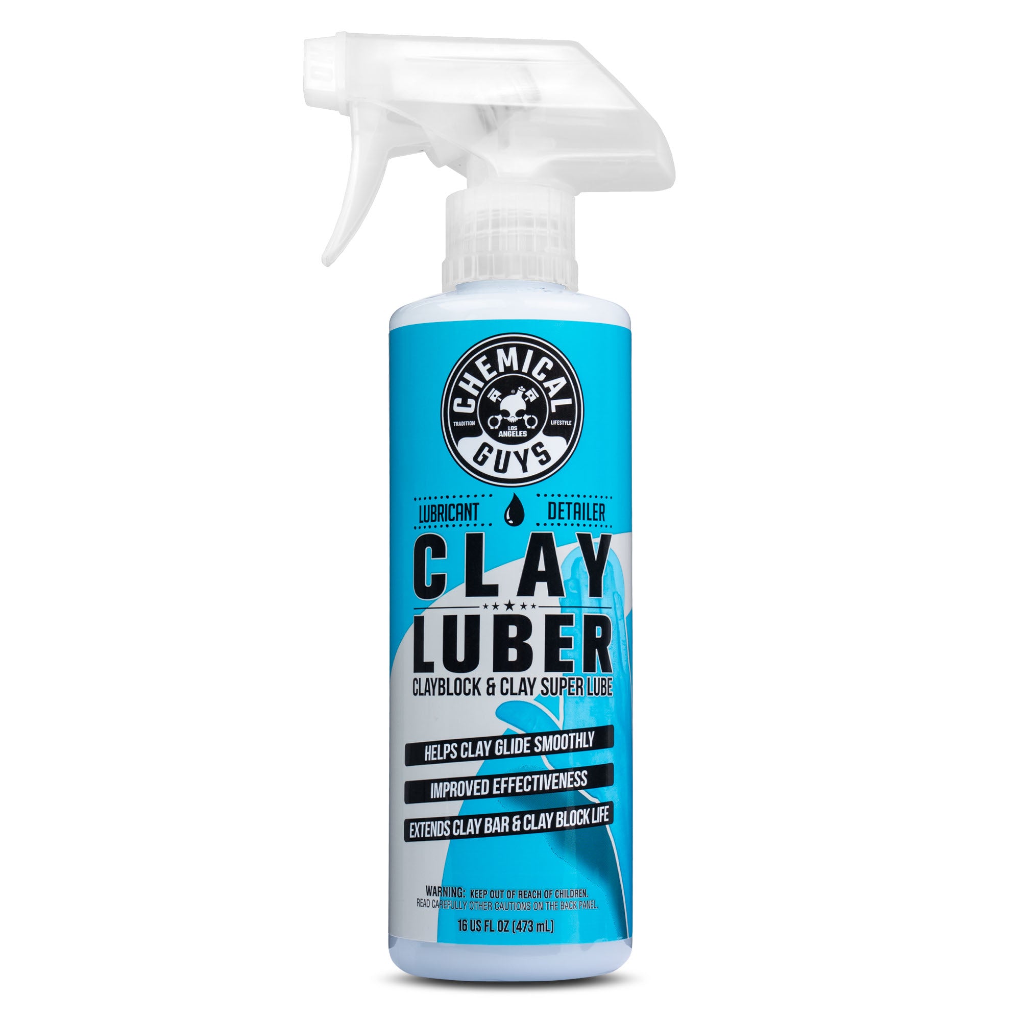 Clay Luber Synthetic Lubricant To Help Get A Smooth As Car Glass Surface, 16 oz | Chemical Guys