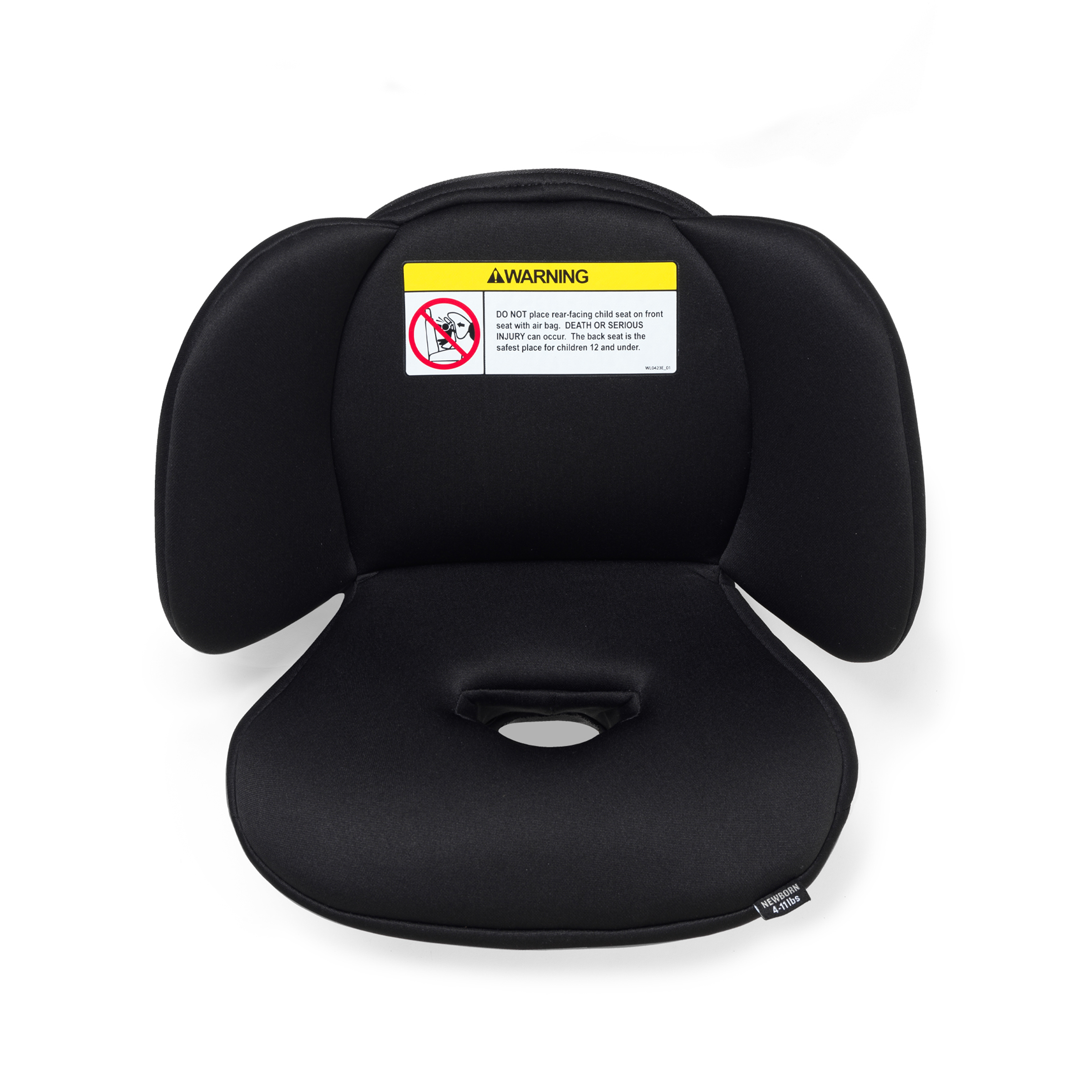 Fit360 Rotating Convertible Car Seat Head & Body Insert - Black