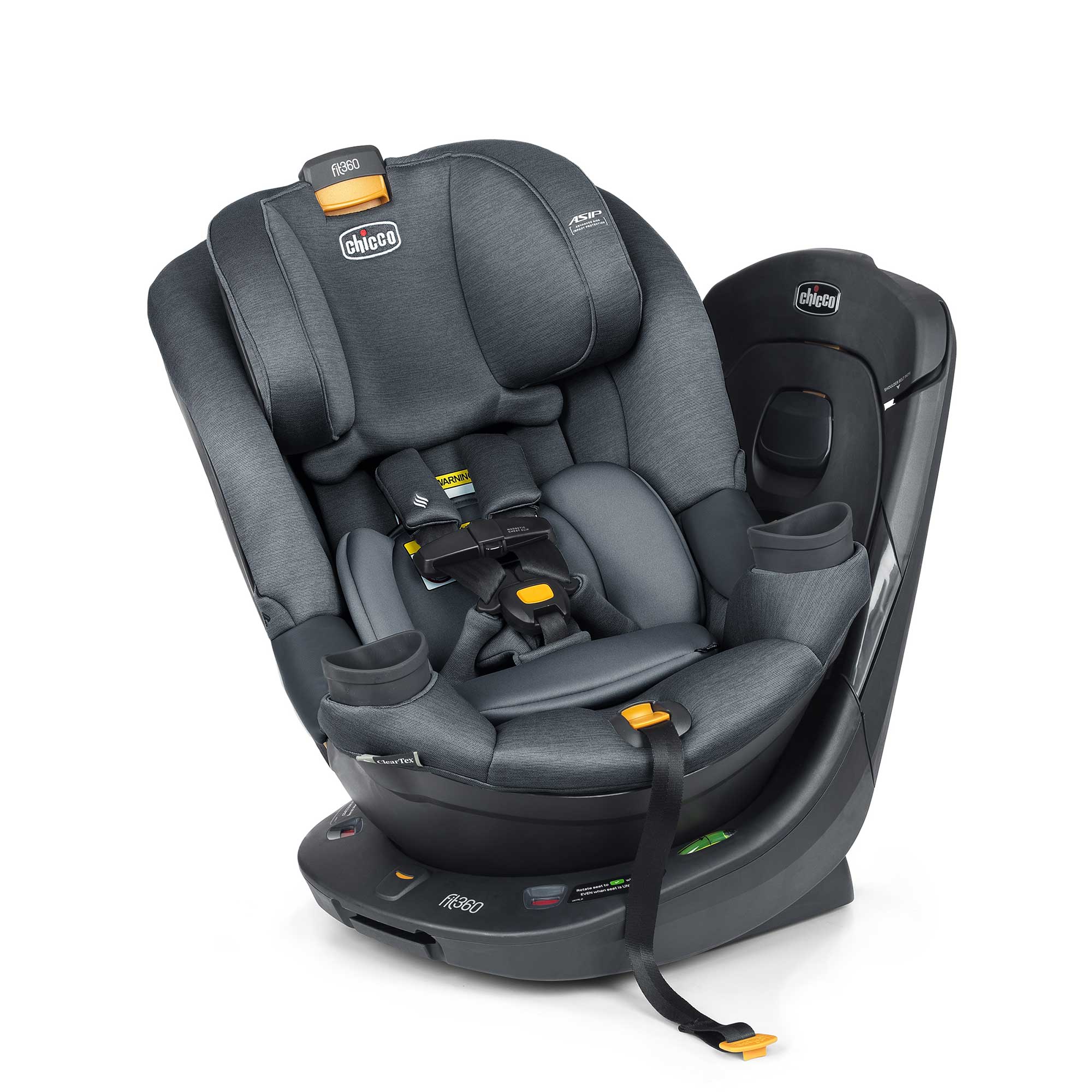 Fit360 ClearTex Rotating Convertible Car Seat - Carbon | Chicco