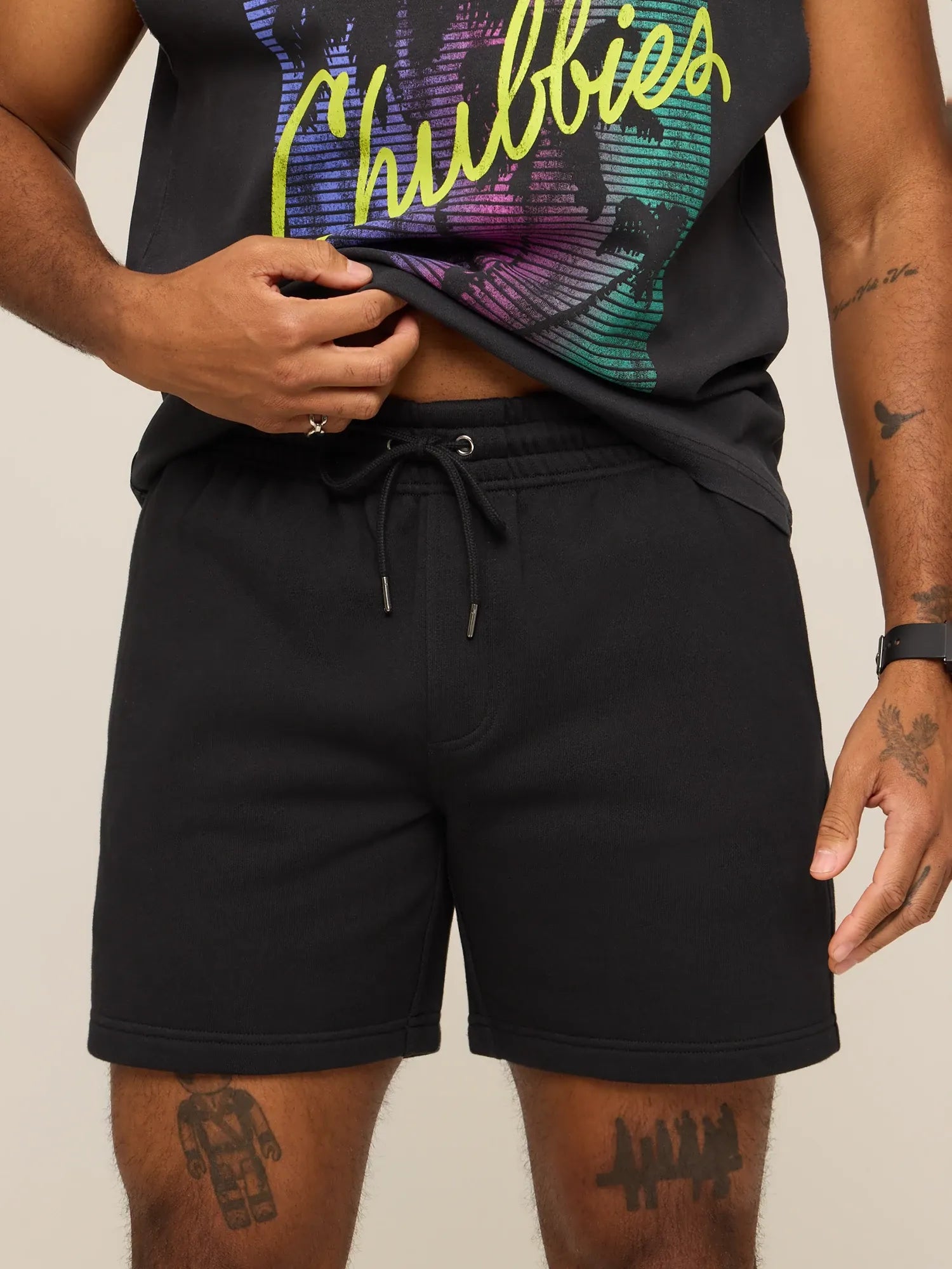 Chubbies The Shadowstorms 5" Inseam French Terry Shorts for Men | Size XL