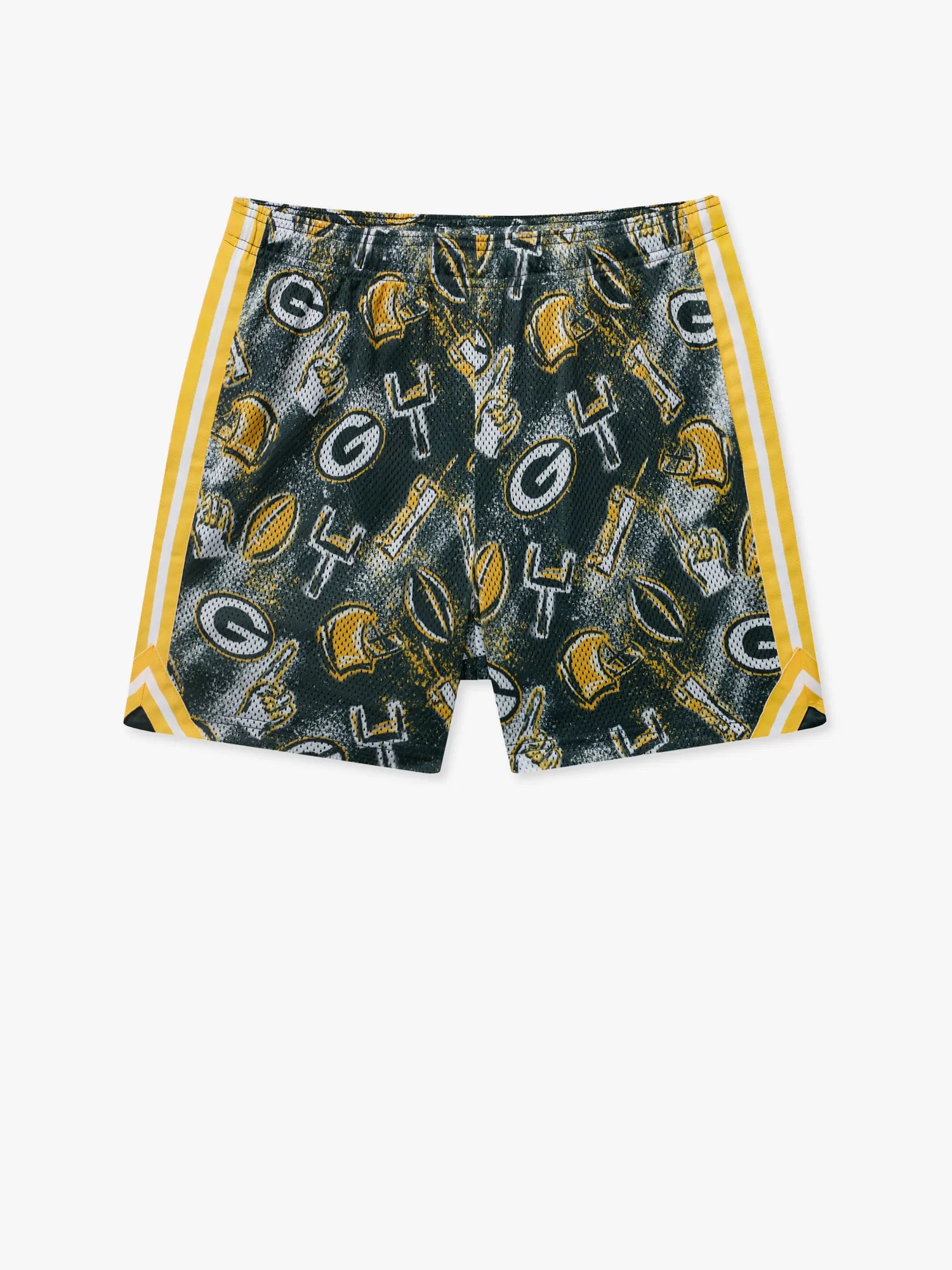 Chubbies The Packers First Round Fit Easy Mesh Shorts for Men in Navy Blue | Size Medium