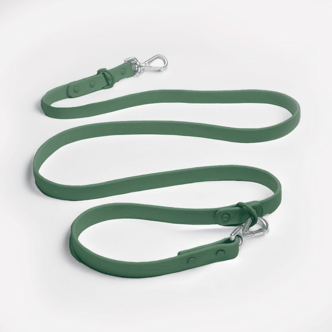 Flex-Poly Dog Leash - Forest Green