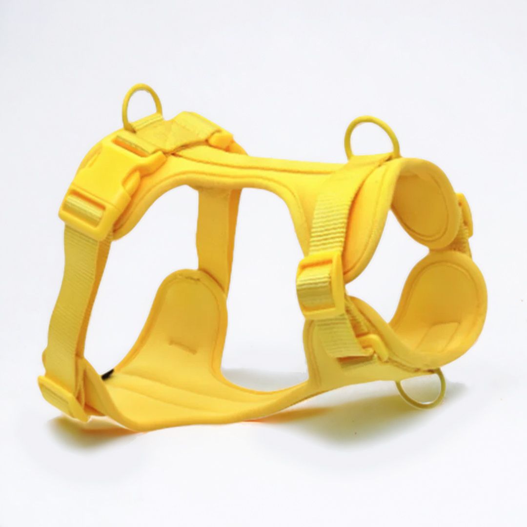 Flex-Poly Dog Harness - Yellow / M