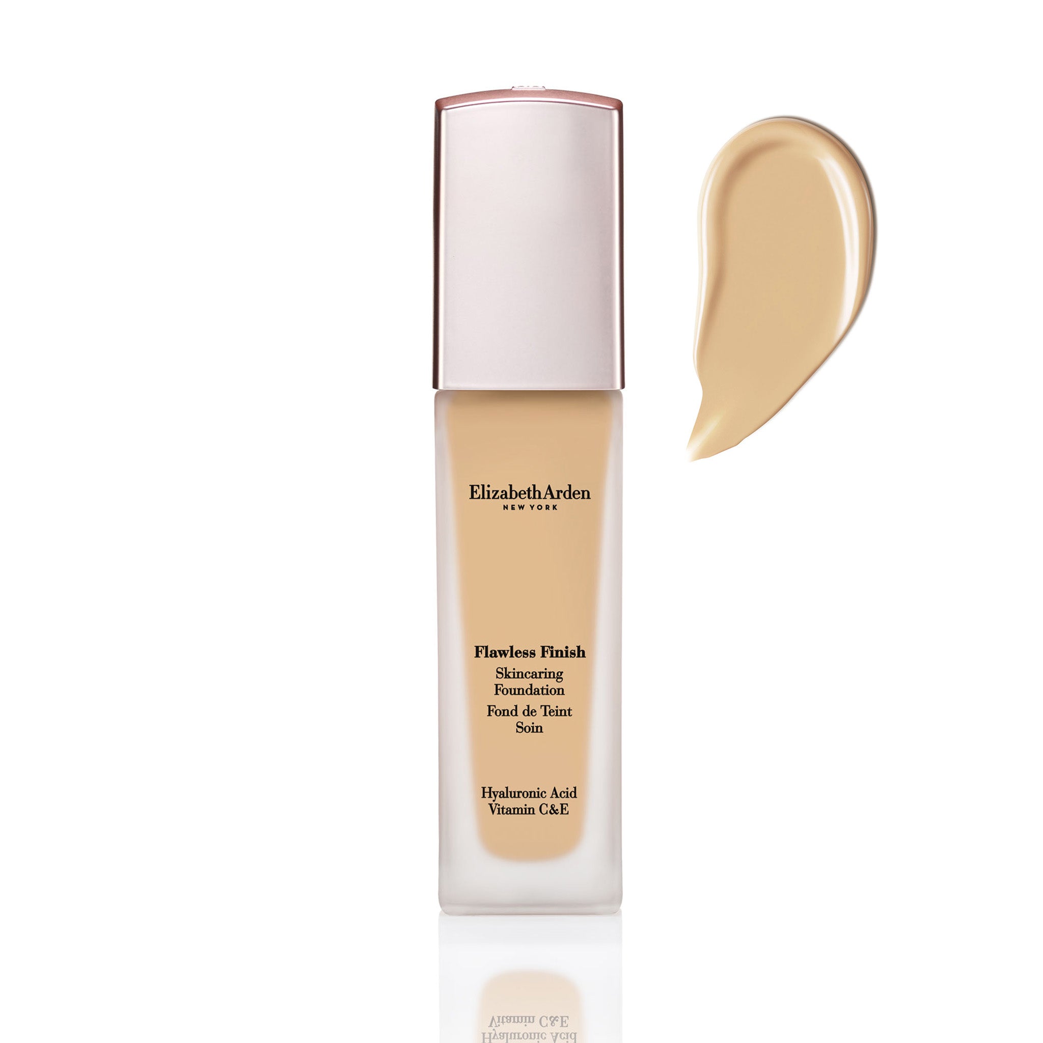 Elizabeth Arden Flawless Finish Skincaring Foundation | 250N - Light To Medium Skin With Neutral Undertones | 1 oz