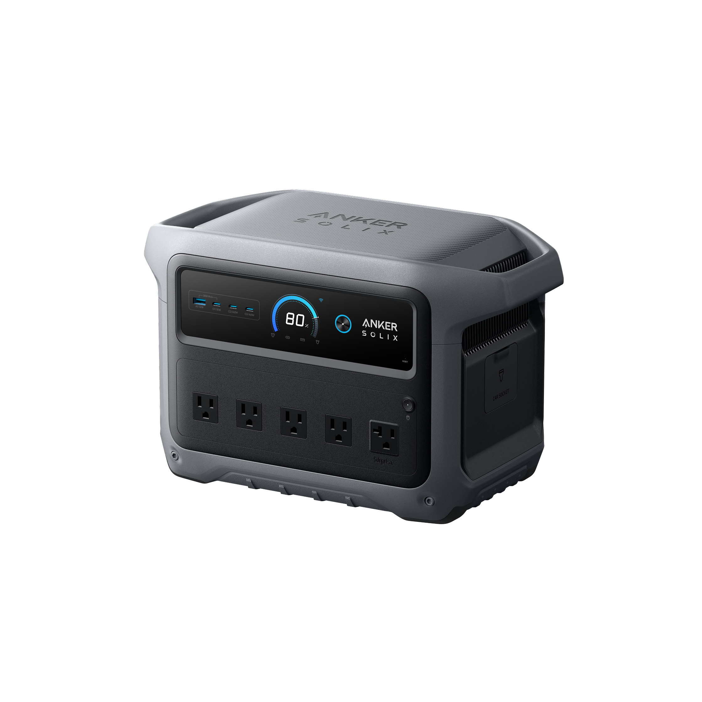 Anker SOLIX C1000 Gen 2 Portable Power Station - 1,024Wh | 2,000W Go Without Solar