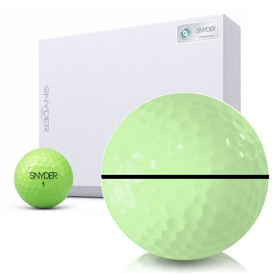 SNYDER Golf Pro X Gekko Green Align XL Golf Balls