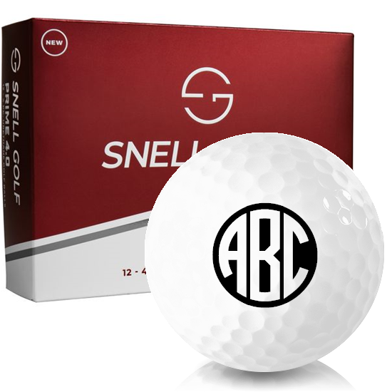 Snell Golf Prime 4.0 Monogram Golf Balls