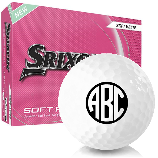 Srixon Soft Feel Lady 9 Monogram Golf Balls