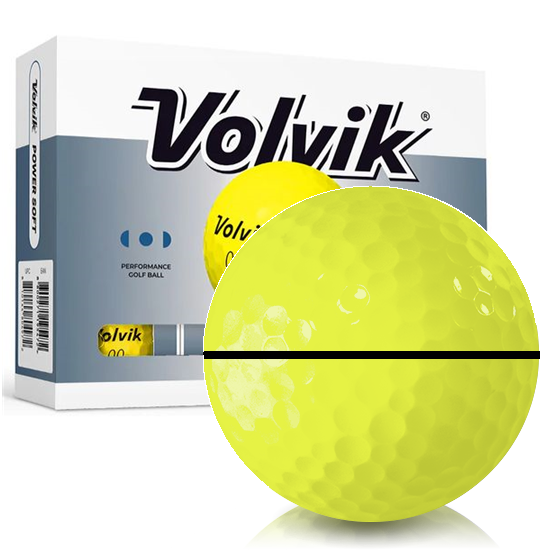 Volvik Power Soft Yellow Align XL Golf Balls - 2026 Model