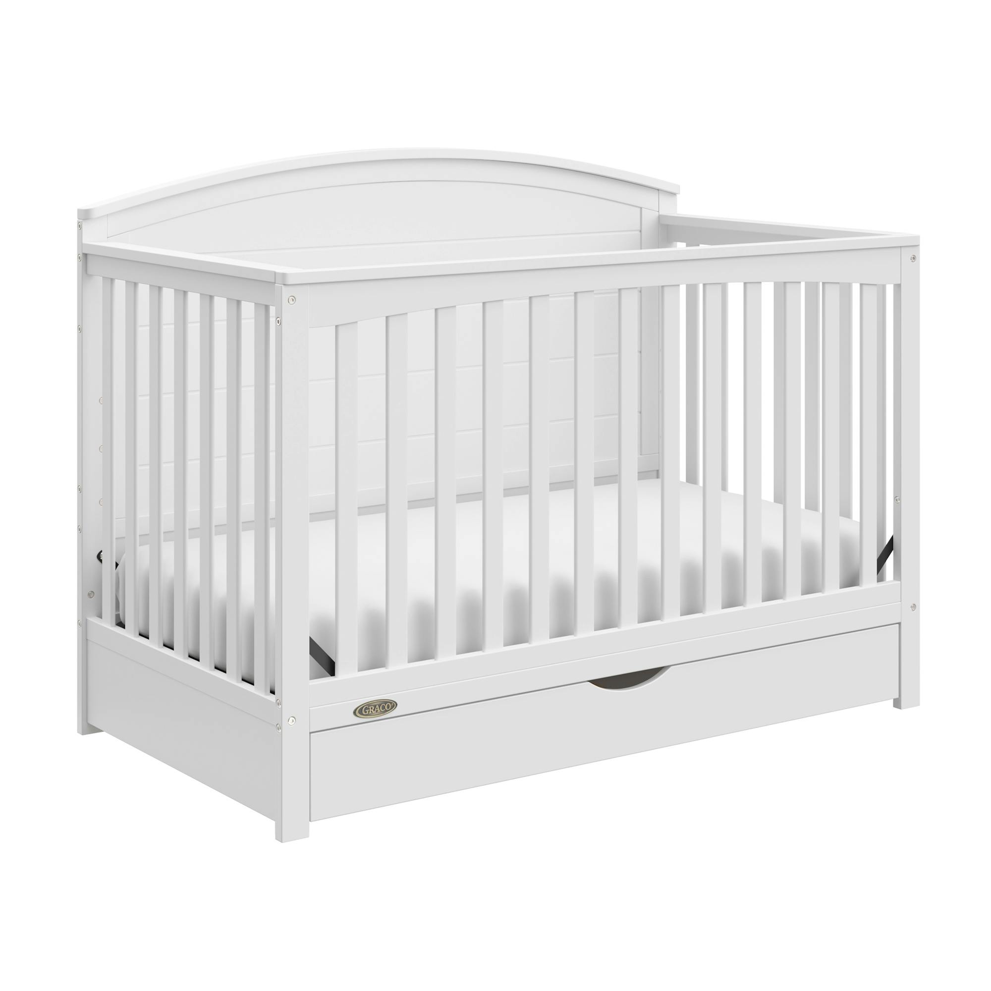 Graco Bellwood Convertible Crib W/drawer, White