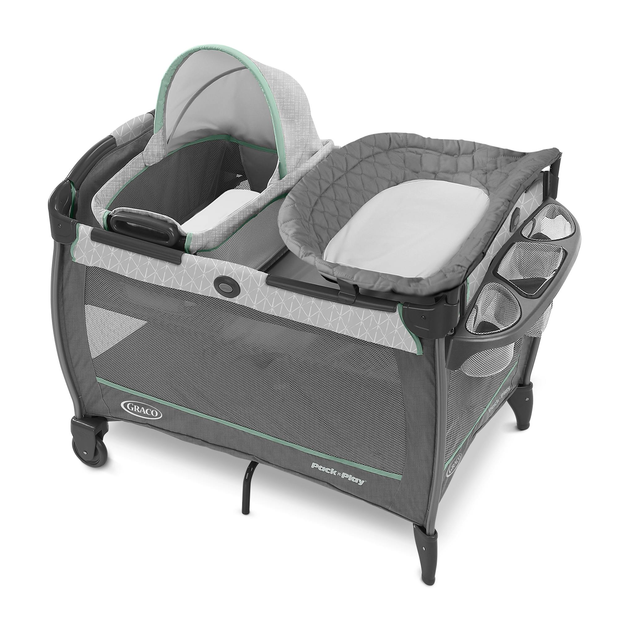 Graco Pack 'n Play® Close2Baby Bassinet Playard, Derby Grey