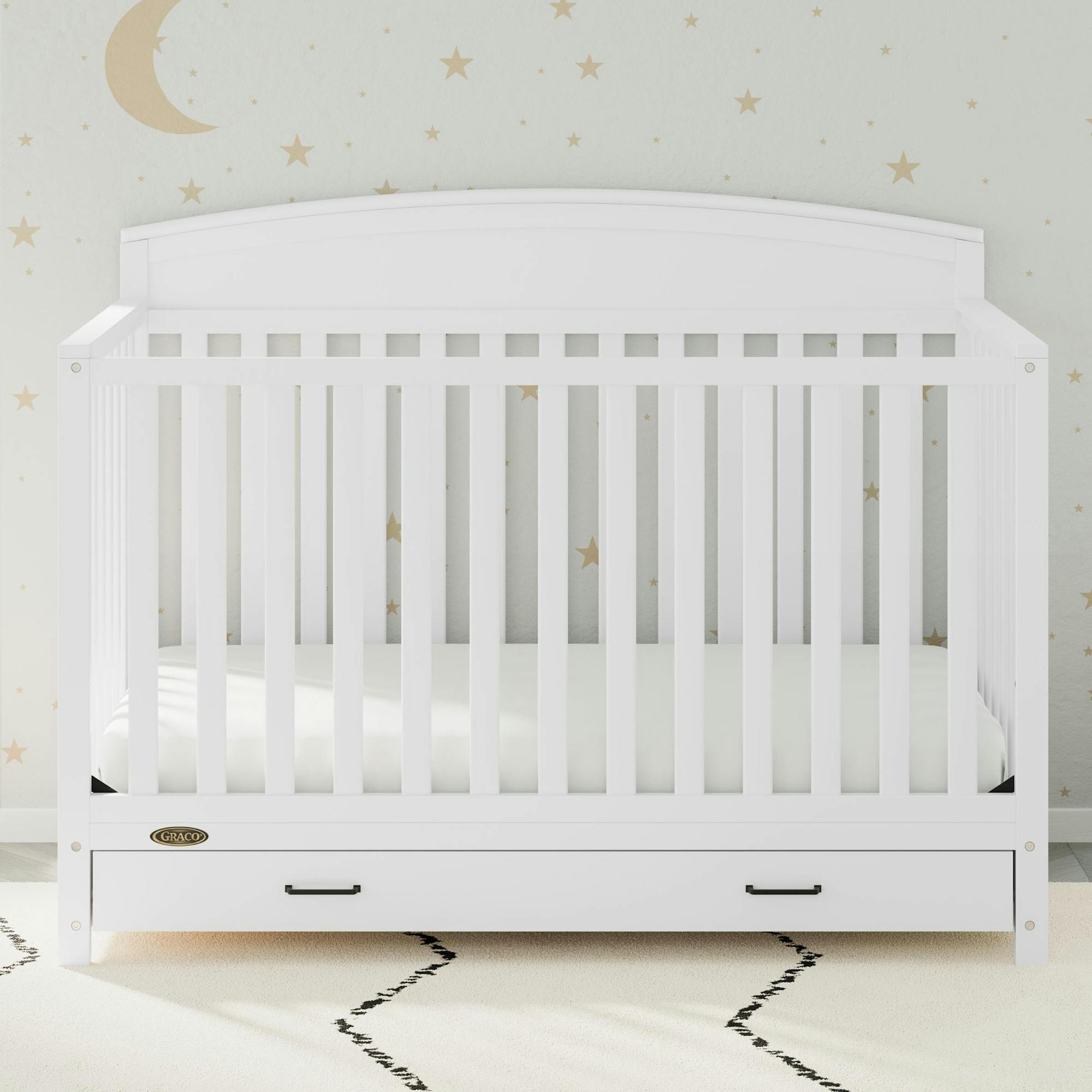 Graco Benton Convertible Crib With Drawer, White