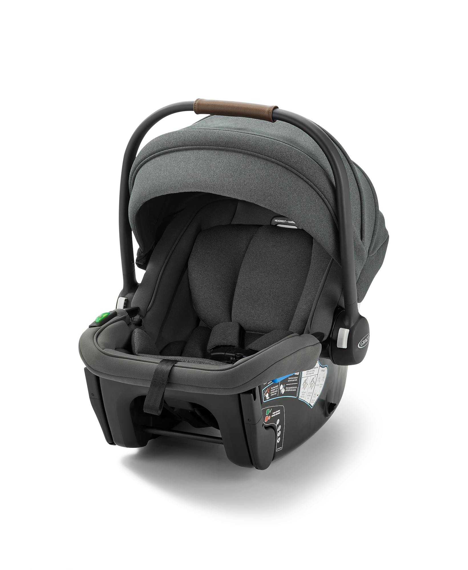 Graco Gomax™ Baseless Infant Car Seat Ft. Insta-Install™ Rigid Latch, Ace Black