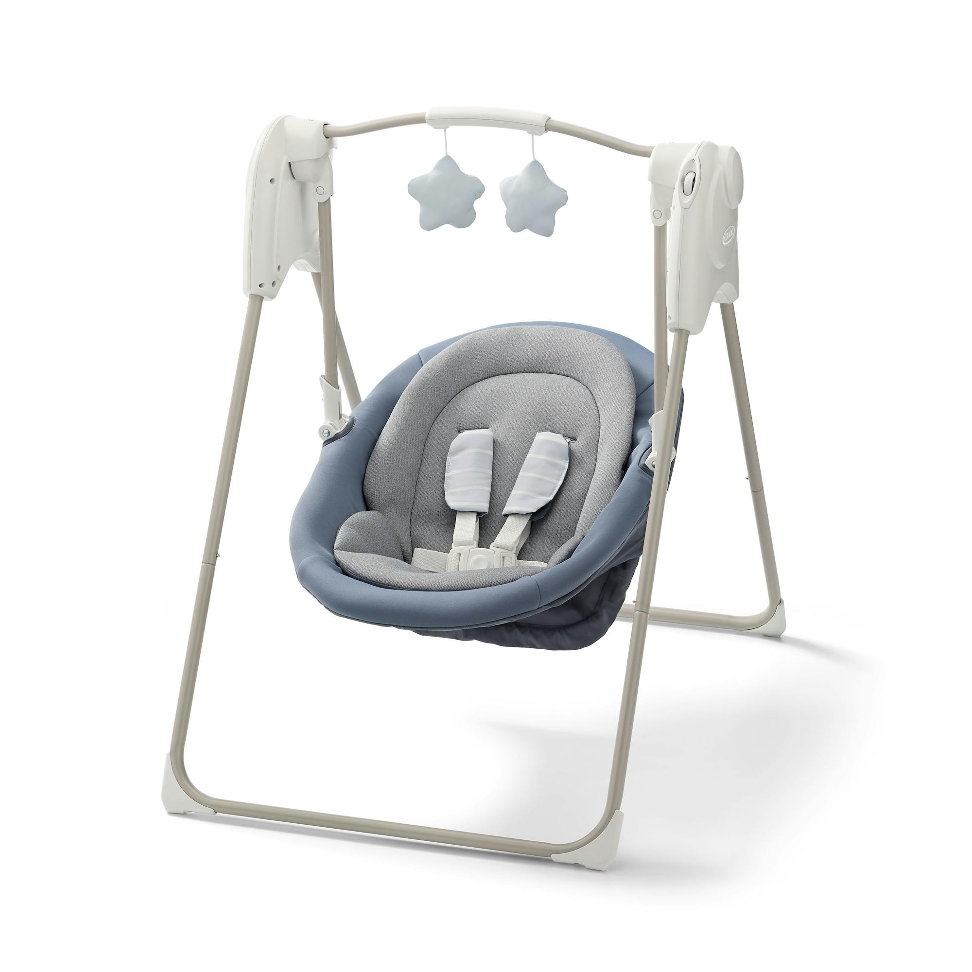 Graco Slim Spaces™ Compact Baby Swing, Pristine