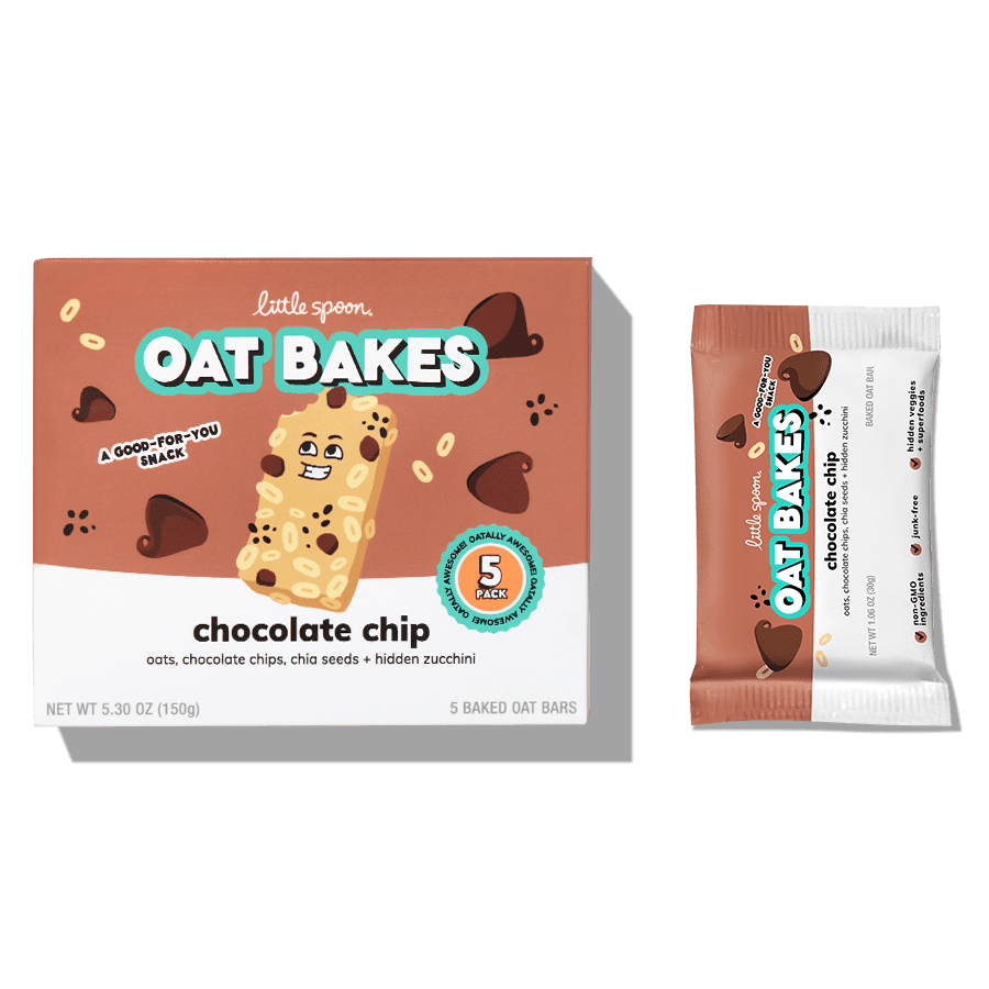 Chocolate Chip Oat Bakes | Snack Bars for Kids | Little Spoon