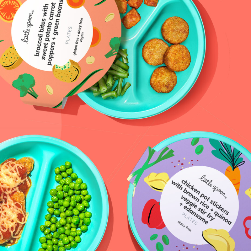 Plates For Toddlers And Kids | Ready To Eat Meals With Clean Ingredients | Picky-Eater Approved | Delivered To Your Doorstep | Little Spoon
