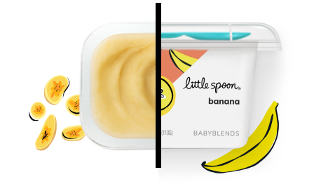 Organic Banana Baby Food | Freshly Made Baby Food Purees | Delivered Right to Your Door | Little Spoon