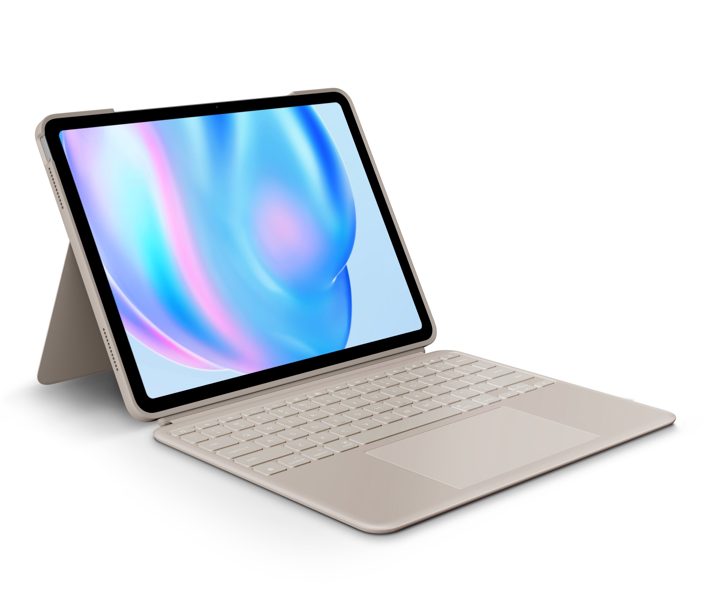 Logitech Refurbished Combo Touch iPad Air Keyboard Case in Sand