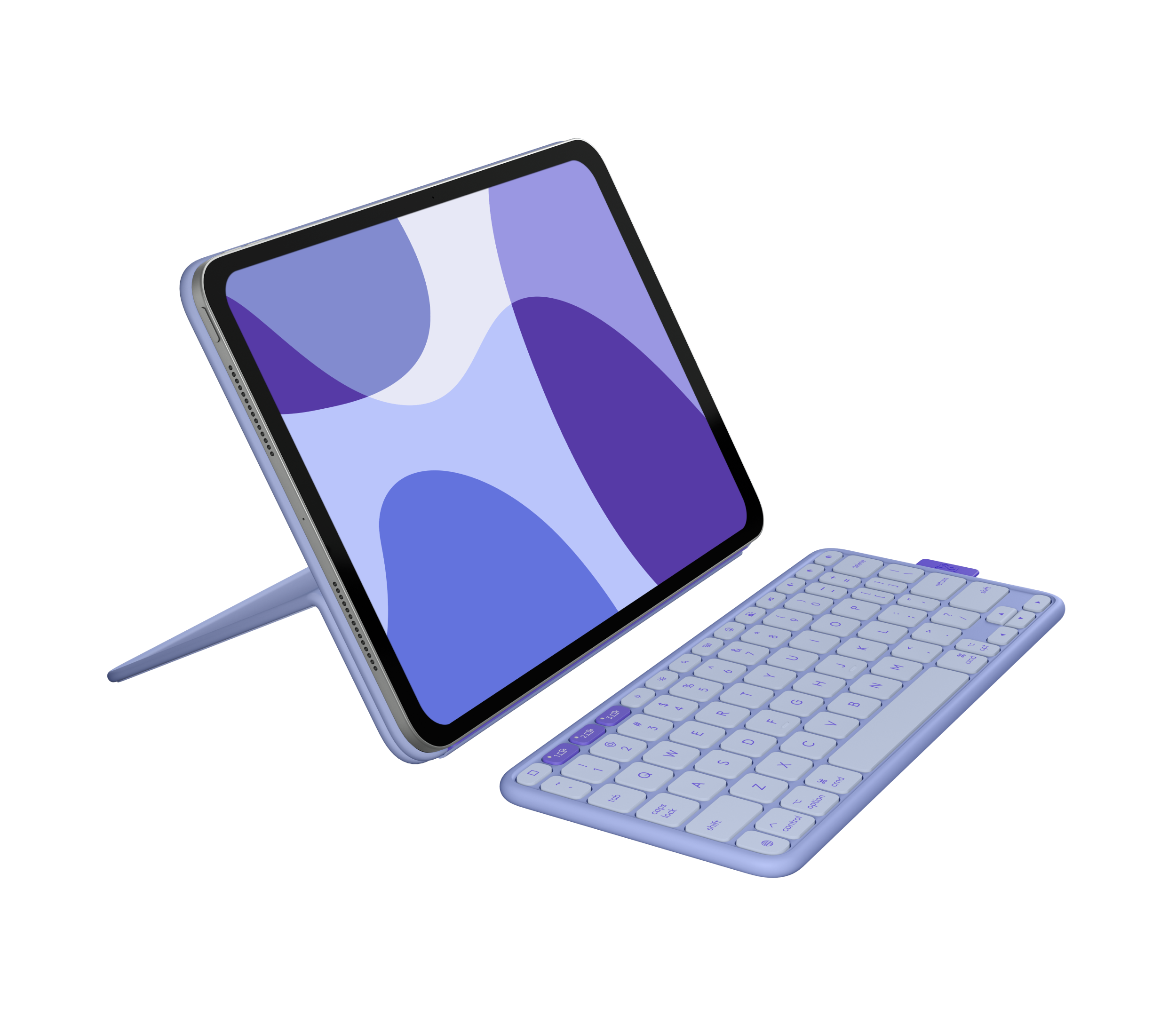 Logitech Flip Folio - iPad Keyboard Case in Lilac