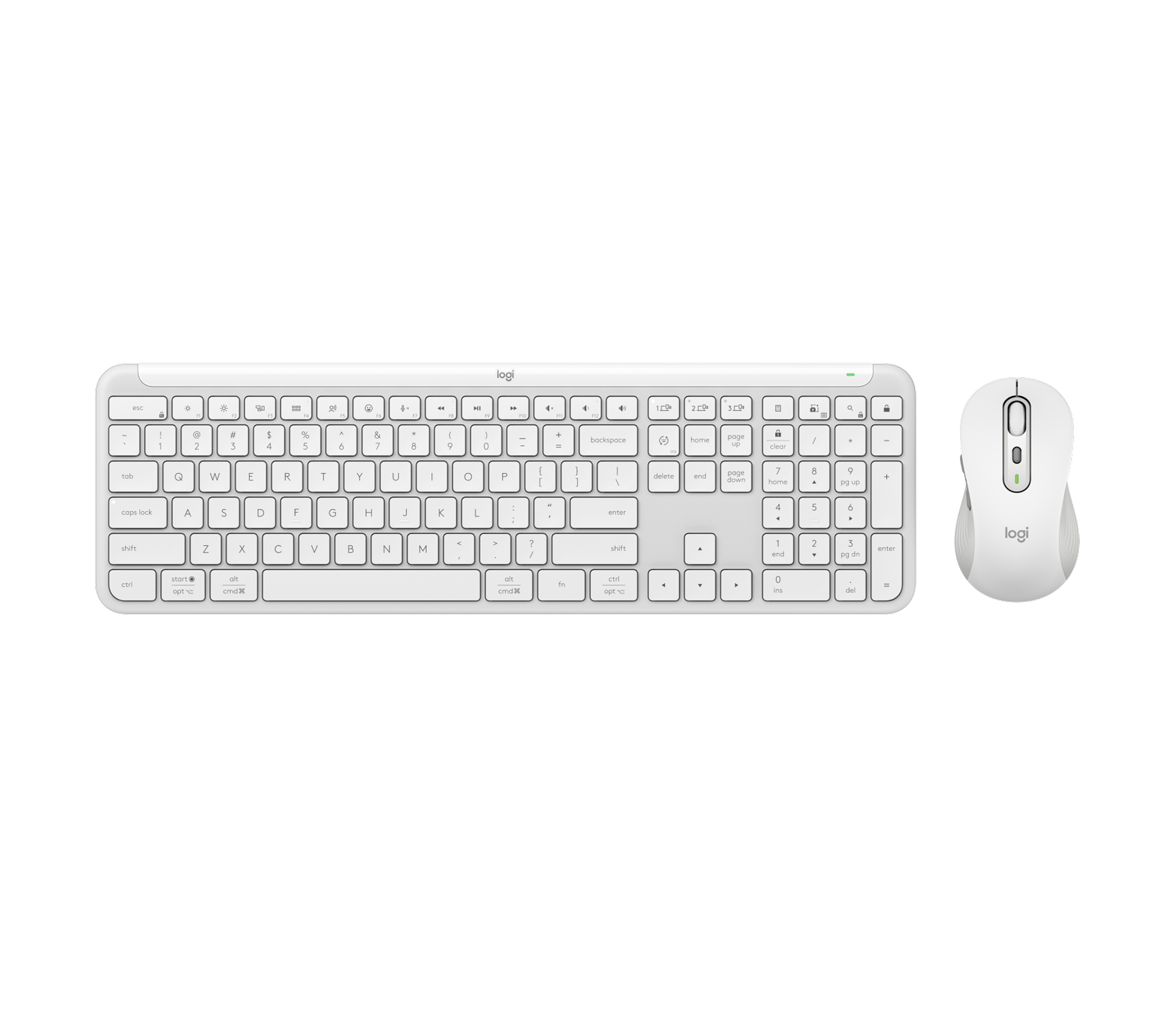 Logitech Buy Signature Slim Keyboard Mouse Combo MK955 in Off-White