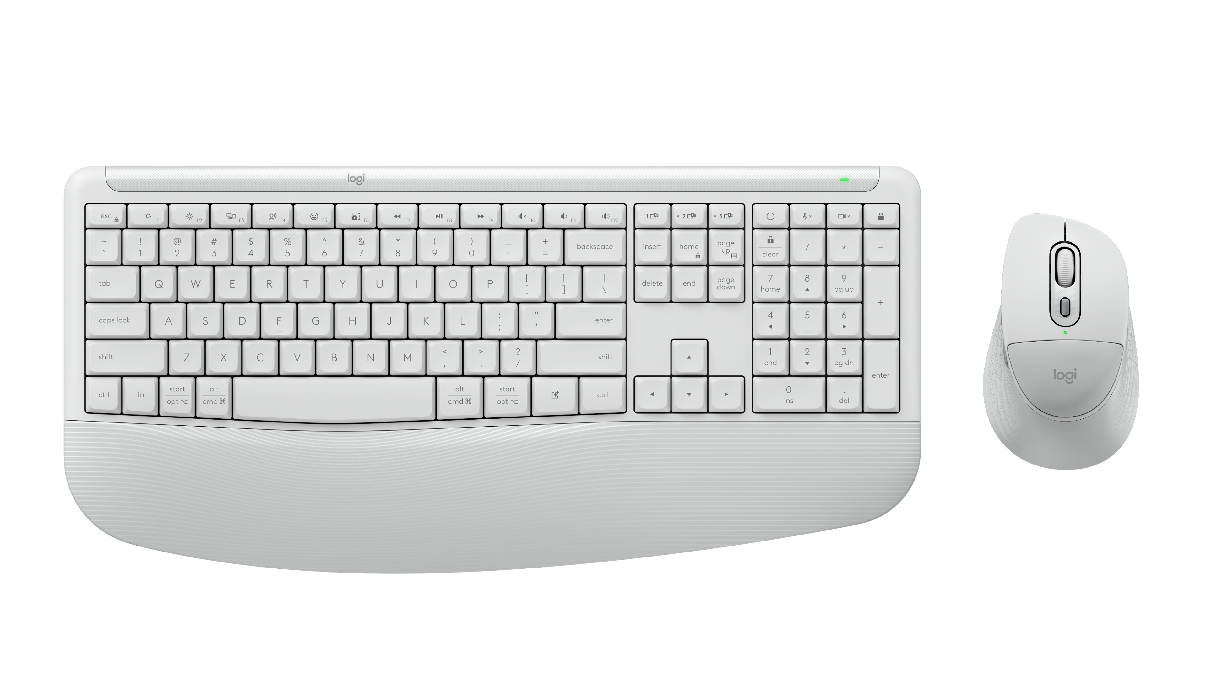 Logitech Signature Comfort Plus Combo MK880 in Off White