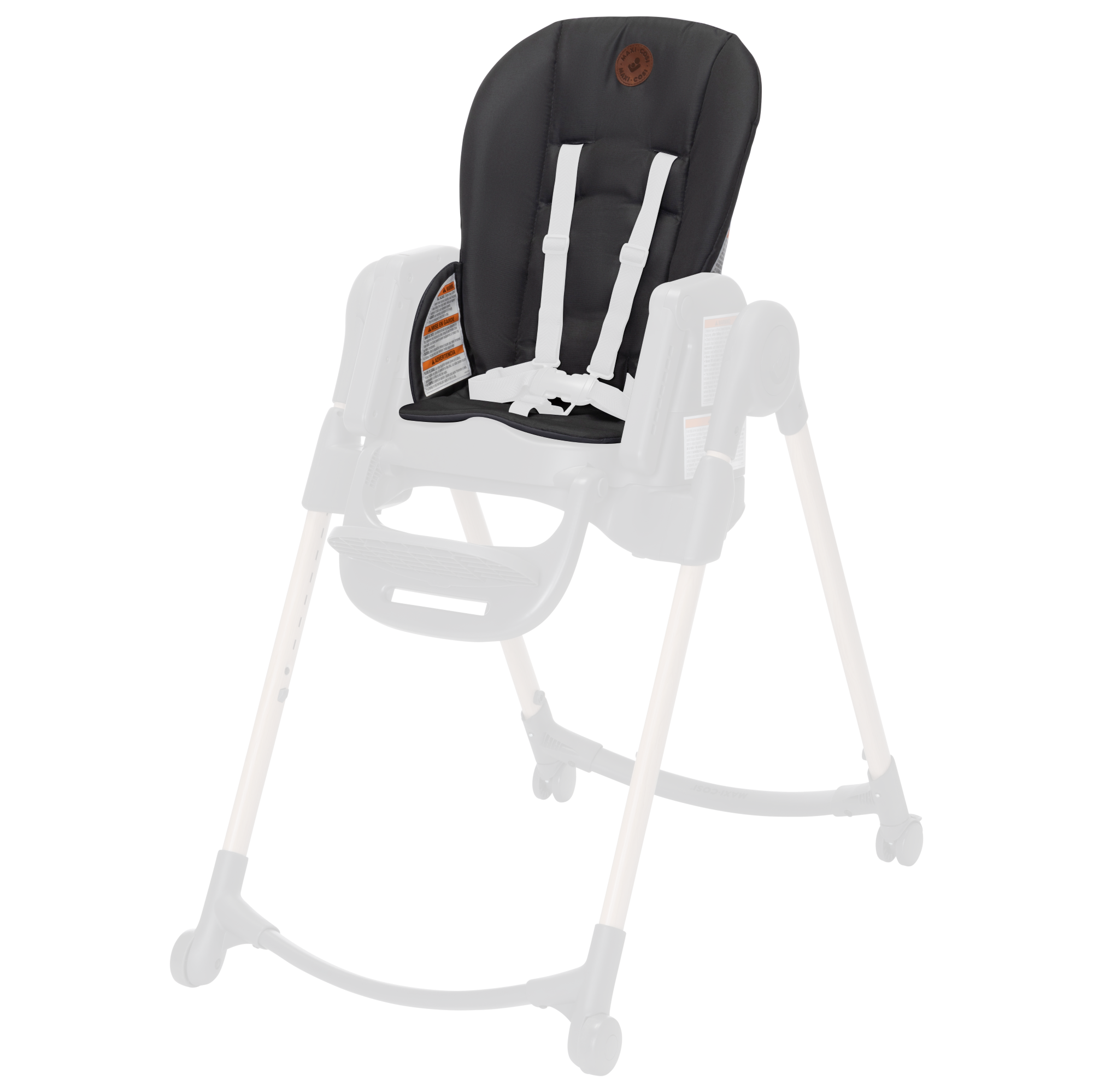 Minla 6-In-1 High Chair Replacement Seat Pad - Classic Graphite