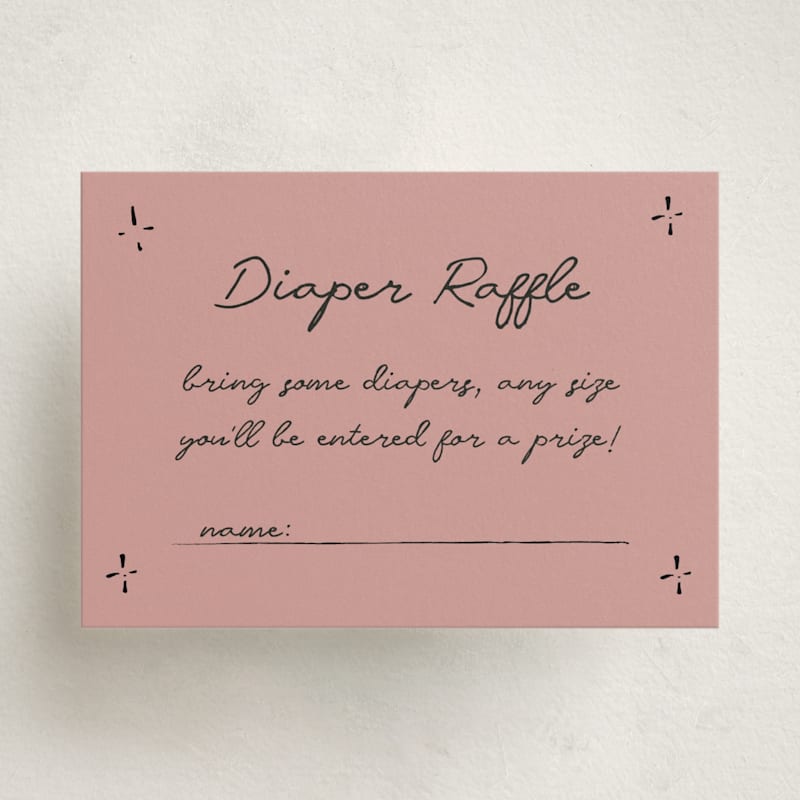 El Ranchero Mini Baby Shower Insert Cards