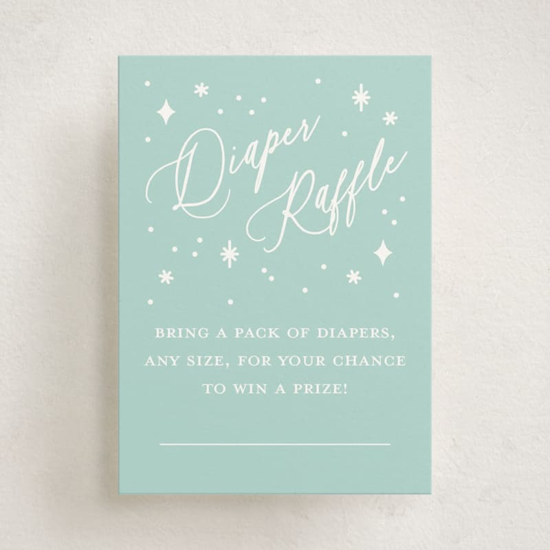 Bows & Banners Mini Baby Shower Insert Cards