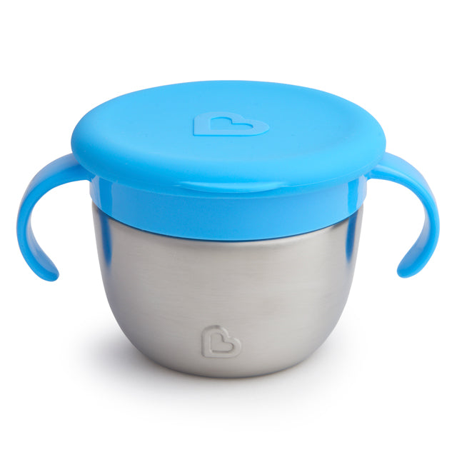 Munchkin Snack+™ Stainless Steel Snack Catcher® in Blue